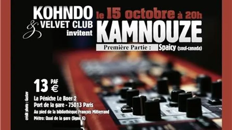 KOHNDO & VELVET CLUB INVITENT KAMNOUZE