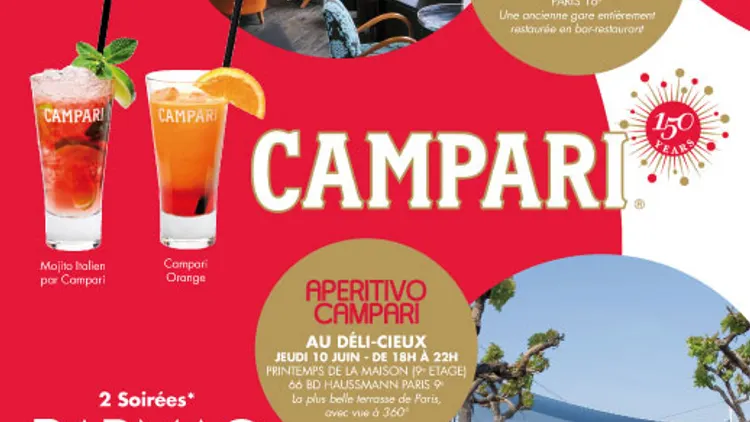 Aperitivo CAMPARI - 150 ans