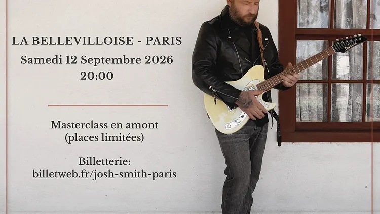 Josh Smith - Premier concert en France