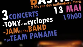 Jam in the band + Tony et les cyclopes + Team paname
