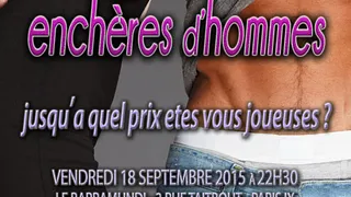 Soirée événement : Vente aux Enchères d'HOMMES !