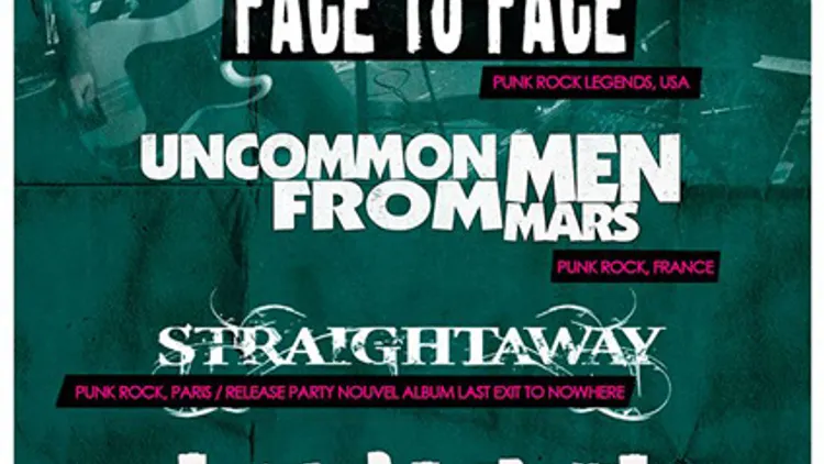 Face to face + uncommonmenfrommars
