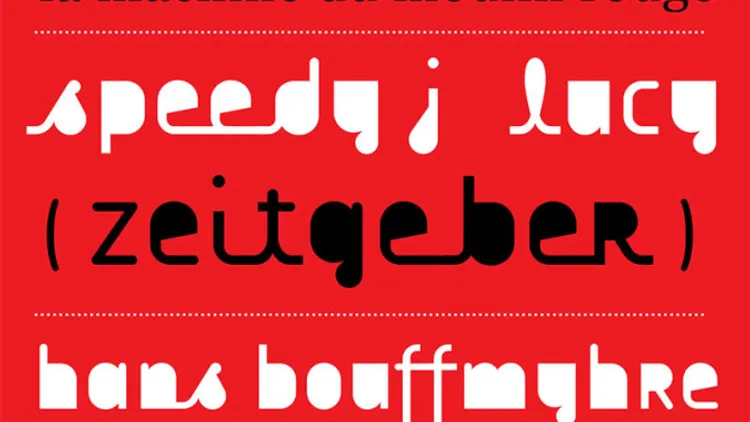 Electric Deluxe Showcase with Speedy J, Lucy, Zeitgeber