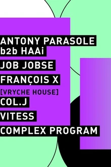 Concrete: Anthony Parasole B2B Haai, Job Jobse, François x