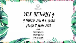 VOX ACTUALLY w/ JEF K, Studio Simone, Vanson
