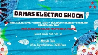 Damas Electro Shock : Une soirée électrisante à Paris by Sham Mann Club & Habibi Love !