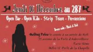 Soirée Isc De Noël Open Bar