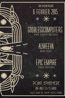 GODBLESSCOMPUTERS / ALMEEVA / EPIC EMPIRE en concert
