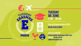 TUESDAY ERASMUS IN PARIS