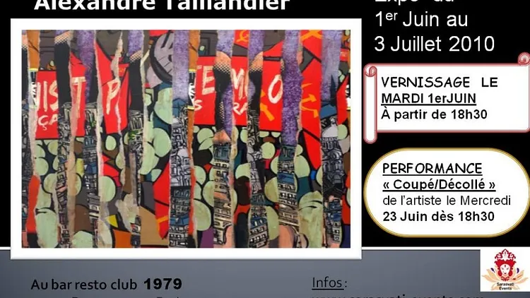 Performance artistique par Alexandre Taillandier