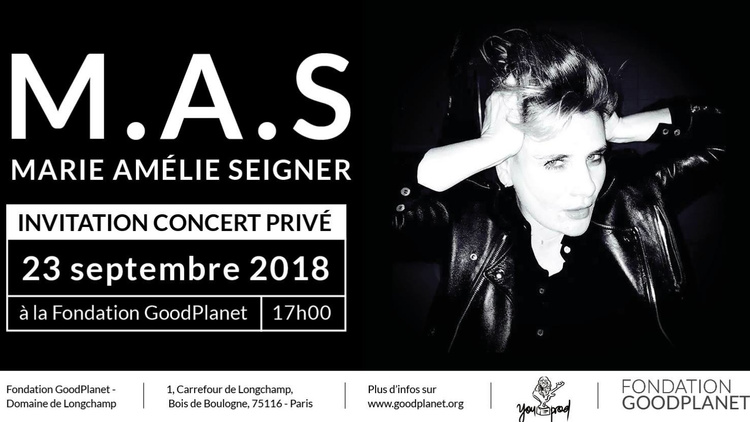 M.A.S en concert privé à la Fondation GoodPlanet