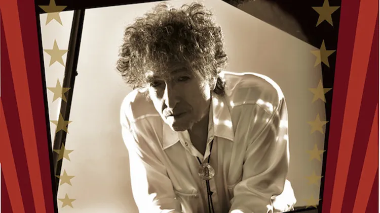 Bob Dylan and his band en concert