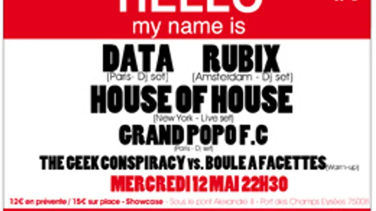 HELLO! MY NAME IS... #3 - DATA, RUBIX, HOUSE OF HO