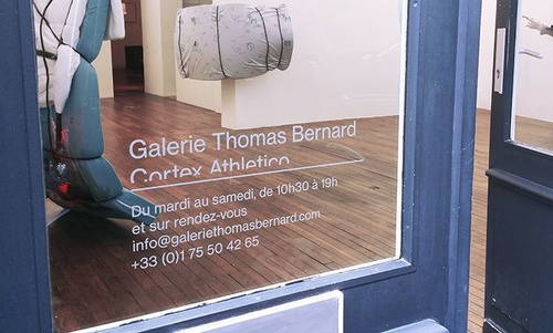 La Galerie Thomas Bernard - Cortex Athletico Galerie d'art Paris