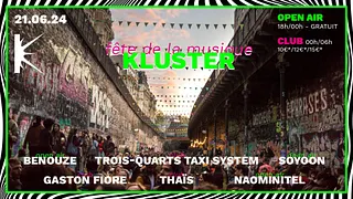 FÊTE DE LA MUSIQUE X KLUSTER | Le Hasard Ludique