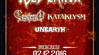 ICED EARTH + ENSIFERUM + KATAKLYSM + UNEARTH