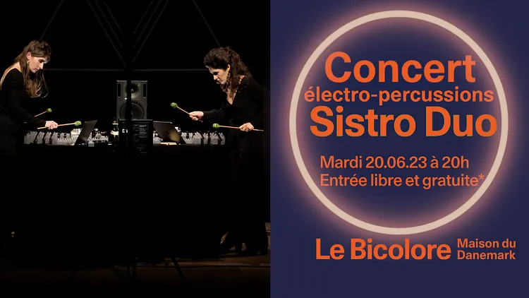 Concert Sistro Duo : électro-percussions au Bicolore