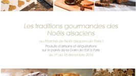 35e Marché de Noël des artisans alsaciens à la Gare de l'Est