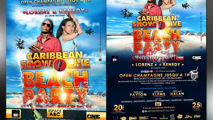 CARIBBEAN SHOW LIVE - BEACH PARTY