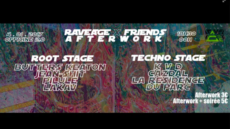 RaveAge x Friends : Afterwork avant la Kick'n'Bass