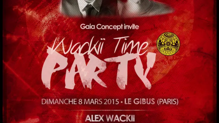 Alien Factory invite Wackii Time Party