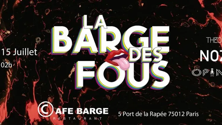 La Barge Des Fous - Cafe Barge