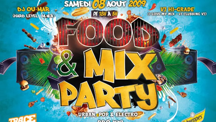"Food & Mix Party" BBQ XXL, détente, music, & food