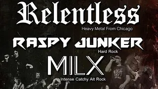 RELENTLESS + MIIX + RASPY JUNKER en concert