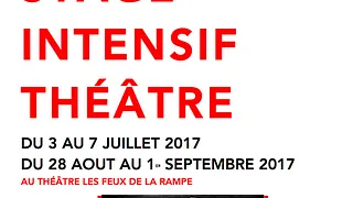 Master Class, Théâtre intensif... Venez développer l'acteur(rice) qui est en vous !