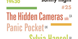 ASN#25 : The Hidden Cameras (solo) + Panic Pocket + Sylvia Hansel