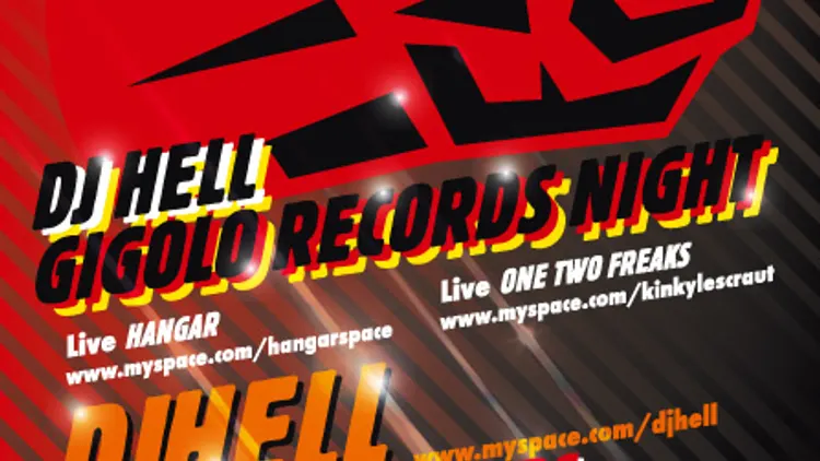DJ HELL GIGOLOS RECORDS NIGHT
