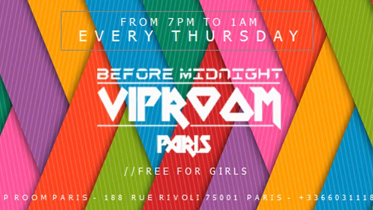 Afterwork gratuit pour les filles - VIP ROOM