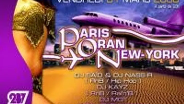 Paris Oran New York