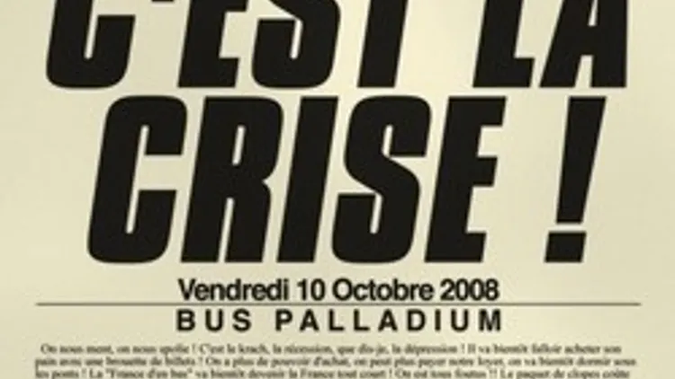 C'est LA CRISE !