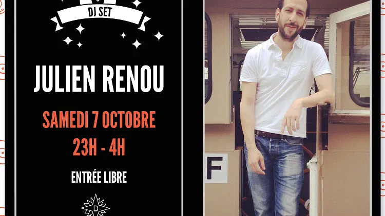 Julien Renou aux platines du Demory