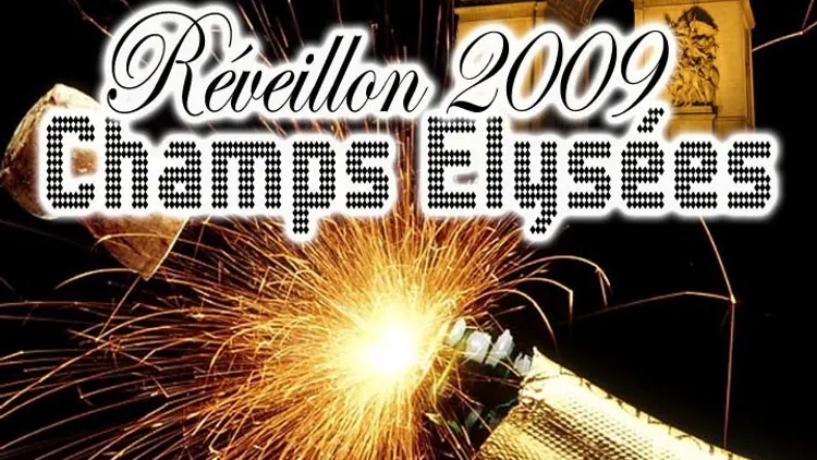 Réveillon 2009 Champs Elysées