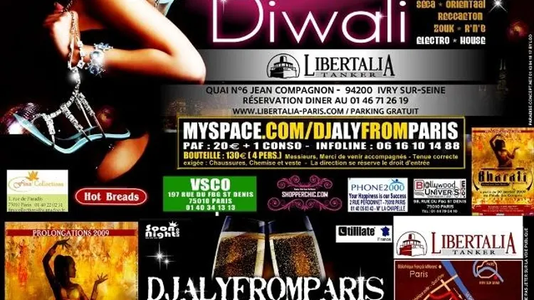 Soirée Bollywood Diwali au Libertalia