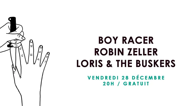 Boy Racer • Robin Zeller • Loris & the Buskers / Supersonic