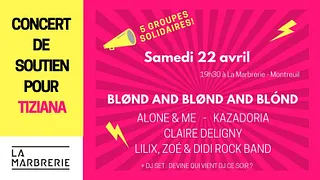 Bougeons ensemble avec Tiziana : Blond and Blond and Blond & more