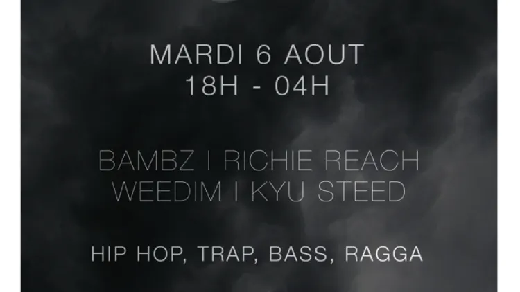 Moon avec Bambz, Richie Reach, Kyu Steed, Weedim