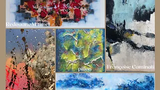 Exposition d'art à la Galerie beauté du matin calme