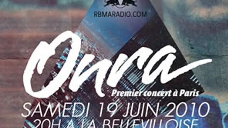 Onra, premier concert à Paris