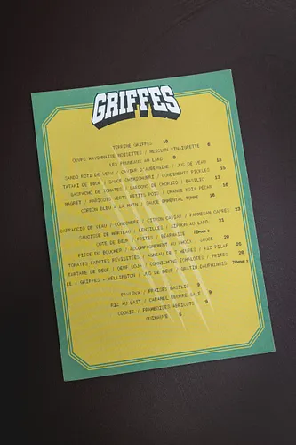 Griffes Restaurant Paris