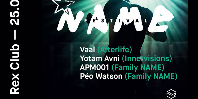 Name Festival: Vaal, Yotam Avni, APM001, Péo Watson