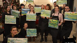 Soirée peinture dans un bar de prestige ! Le Buvart Paris