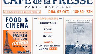 Food & Cinéma : Le Cercle des Poètes Disparus