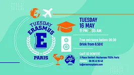 TUESDAY ERASMUS IN PARIS