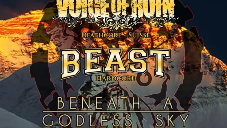Concert Underside + Voice of Ruin + Beast + Beneath A Godless Sky