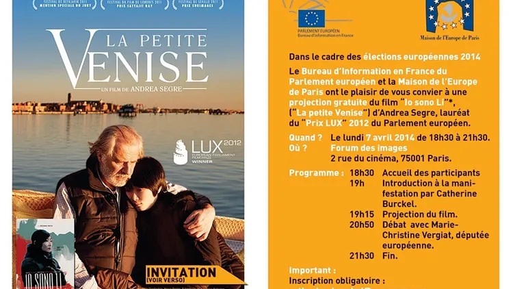 Projection La petite Venise Prix Lux 2012