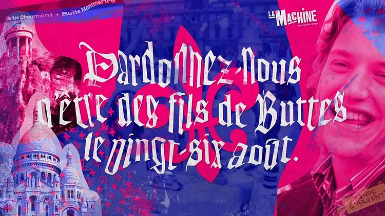 Pardonnez-nous d'être des fils de Buttes le vingt-six août.